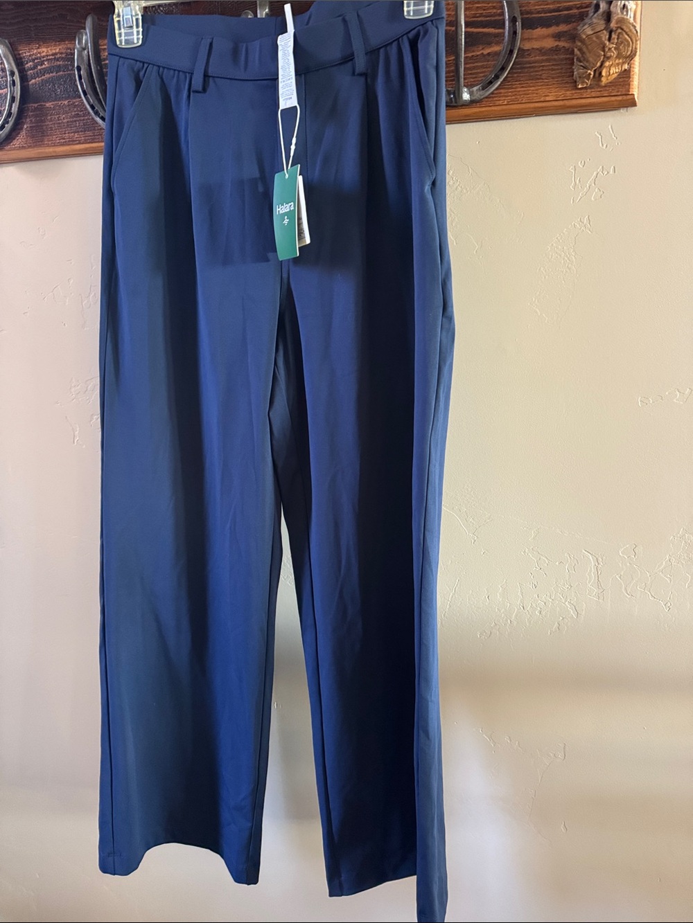 HALARA Navy Wide-Leg Women's Pants